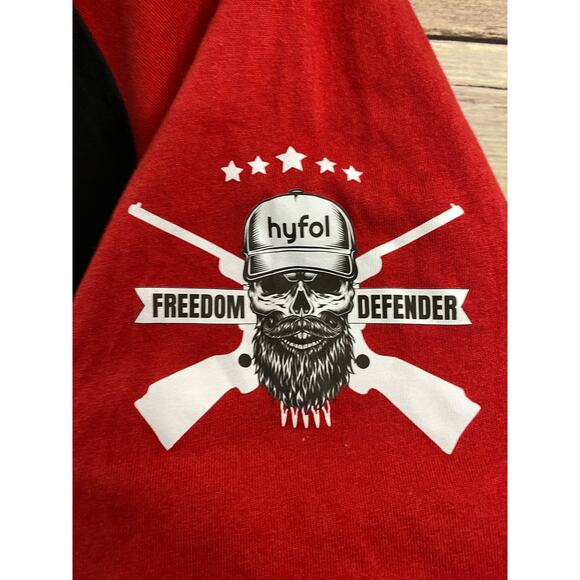 Hyfol Freedom Defender USA Graphic Spartan Mask Tee Shirt Men's 3XL - Picture 9 of 10